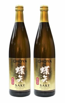 [ 2x 750ml ] CHOYA SAKE aus japanischem Reis und Koji alc 14.5% vol