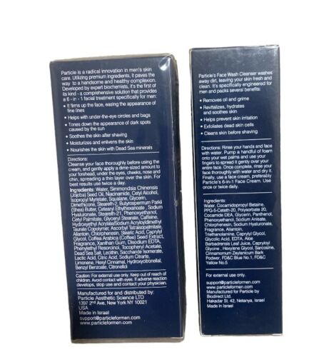 Particle for Men Face Wash Cleanser and Face Cream - Picture 2 of 3