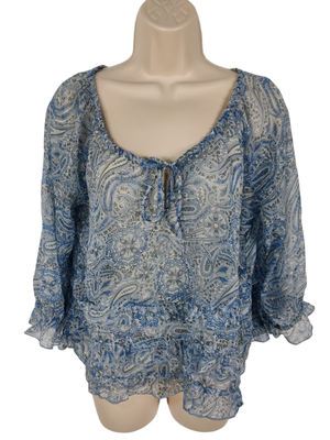 chiffon blouse h&m