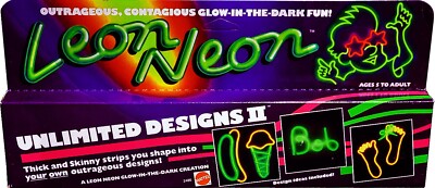 Leon Neon Unlimited Designs II, Vintage 1985, New! Mint in Sealed