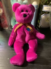 Ty Original Beanie Baby Millennium TAG ERRORS 1999 Vintage Collectibles- Purple