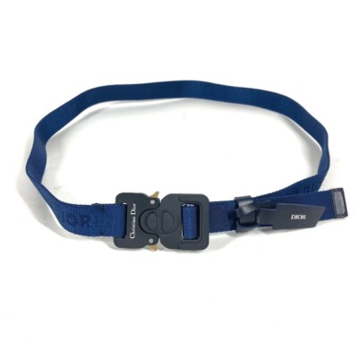 Dior Logo Gacha Belt belt Canvas Navy | eBay display picture 3