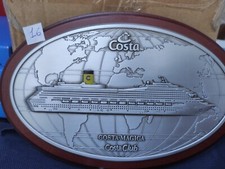 TARGA COSTA MAGICA COSTA CLUB MODELLINO NAVE (costa crociere)