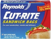 Reynolds Cut-rite Wax Paper Sandwich Bags, 50 Count, New, Free Shipping on sale Reynolds Cut-rite Wax Paper Sandwich Bags, 50 Count, New, Free Shipping on sale