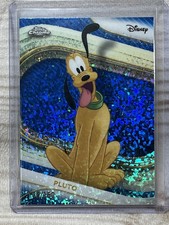 2025 Topps Chrome Disney Blue Refractor 138/150 Pluto #95