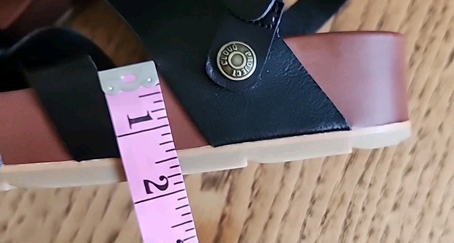 project cloud  Open- Toe  Platform sandals Size 7… - image 11