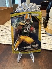 2025 Prizm Black Donald Driver Gold Shimmer #5/10 Green Bay Packers Legend