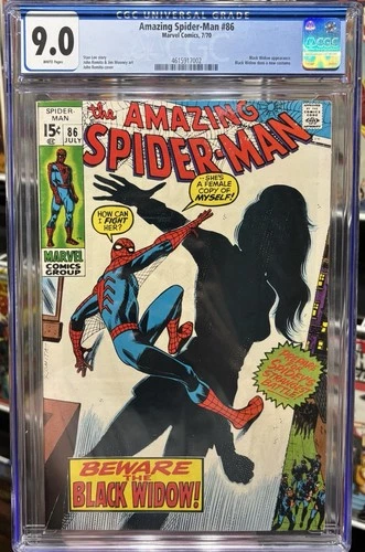 Amazing Spider-Man #86 CGC 9.0 White Pages 1970 4615917002