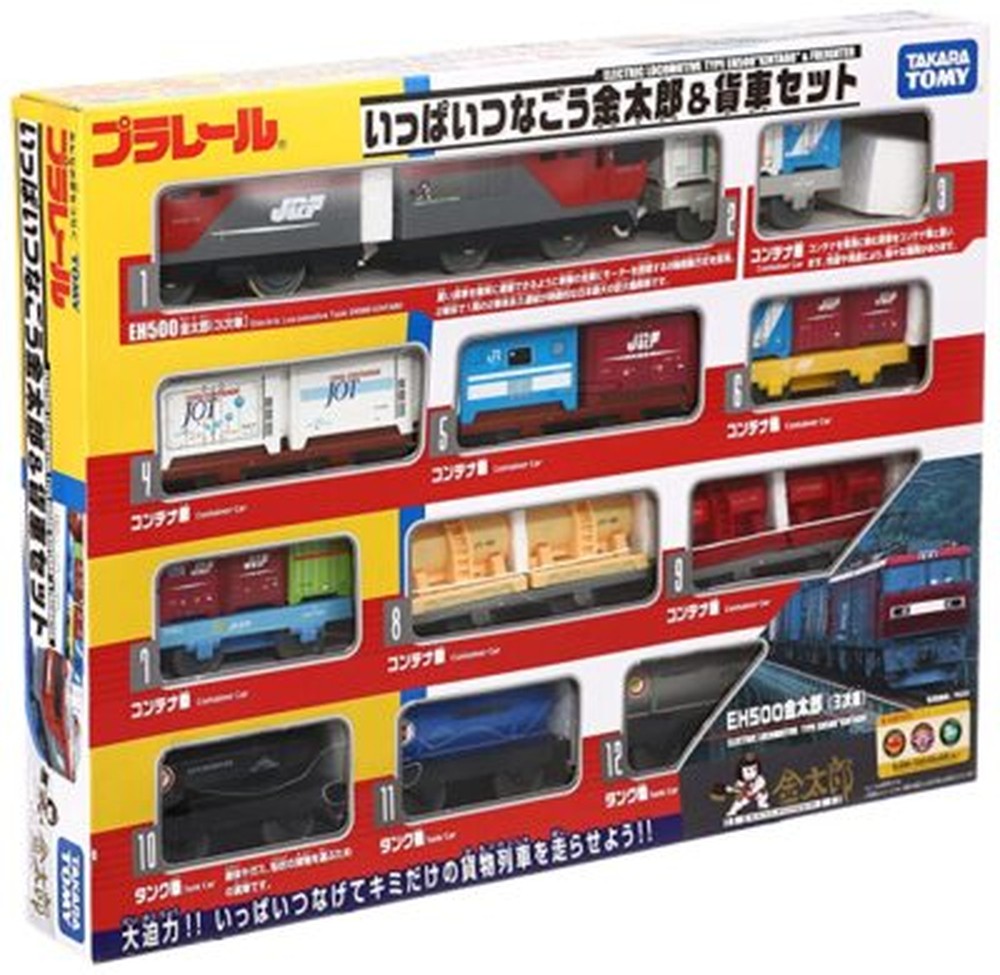 Plarail Full of Connectors Kintaro & Freight Car Set Non-Scale TAKARA TOMY Japan