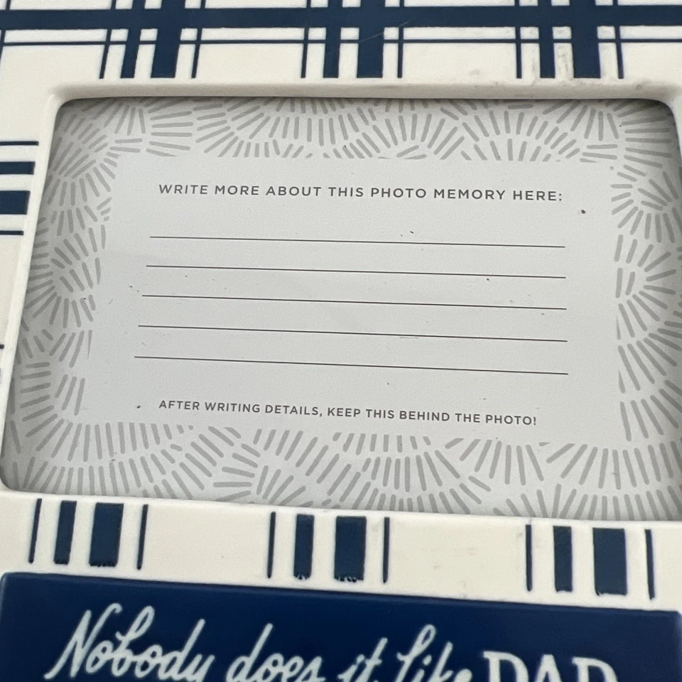 Marco de fotos Hallmark Nadie lo hace como papá 4" x 6" Día del Padre Regalo a cuadros Foto 4 de 4