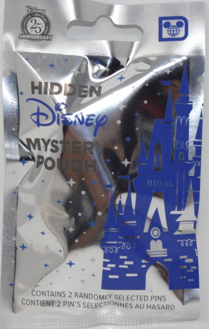 Disney WDW Hidden Mickey Mystery Collectible Pin Pack Pouch 2025 SEALED WAVE A