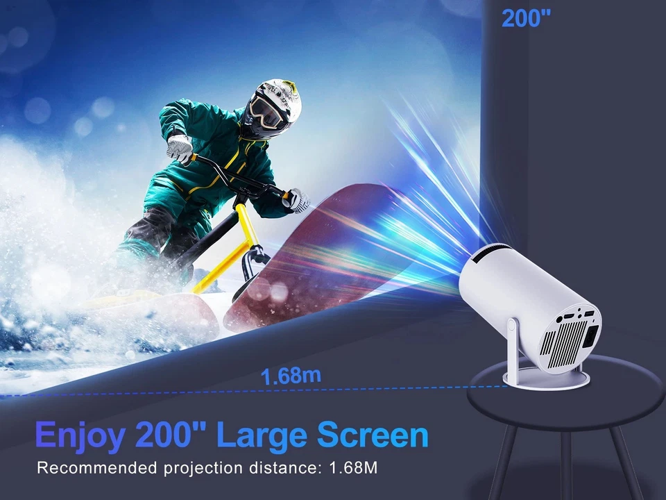 Magcubic HY300 Pro Projector Wireless Screen Mirroring System Dual Hi-Chip Gift - Image 3 of 4