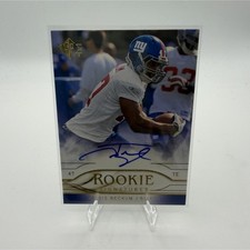 Upper Deck 2009 SP Football Rookie Signatures RS-TB Travis Beckum Auto Giants