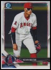 2018 Bowman Chrome #BCP237 Kevin Maitan Prospects