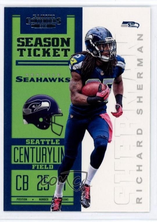 2012 Panini Contenders Season Ticket Richard Sherman #86 Rookie RC 8cx