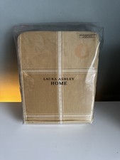 Laura Ashley Sienna Check Large Pencil Pleat Vintage Curtains
