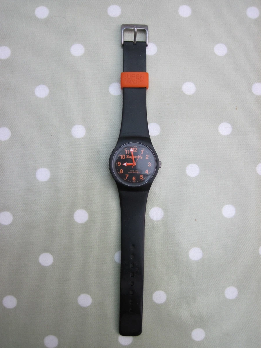 Superdry SYG279BO Casual Watch, Orange, Strap
