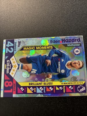 Eden Hazard Magic Moments Chelsea Fc Topps Match Attax Card | eBay UK