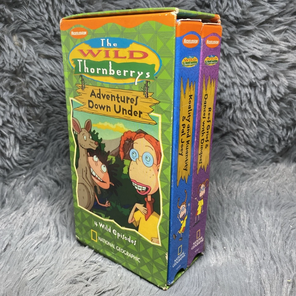 The Wild Thornberrys: Adventures Down Under Nickelodeon VHS 2 Tape Box Set 2003 - Image 2 of 4