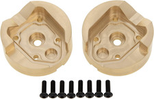 UTB18 Front Brass Portal Axle Covers Weigths 65G/Pc for AXIAL UTB18 Capra Trail