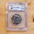 1998-D Kennedy Half Dollar 50C ICG MS68 Austin Hutto Signed