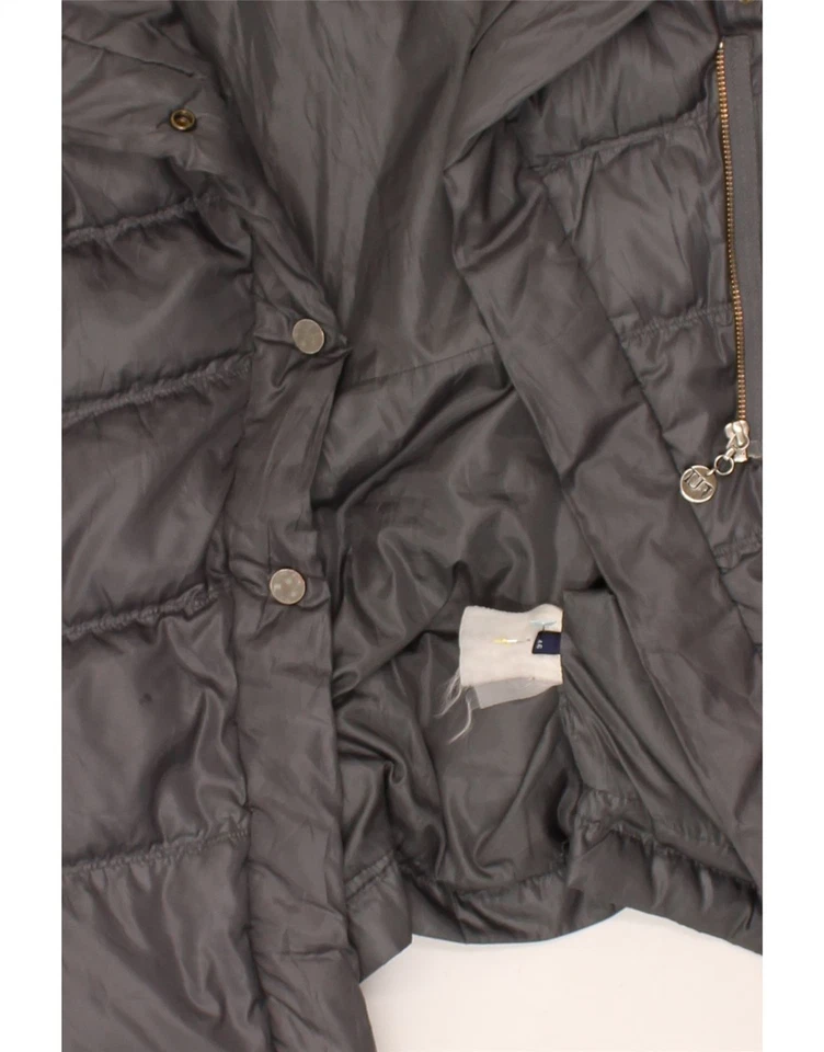 Abrigo acolchado TRUSSARDI para mujer IT 46 grande gris BJ10 Foto 4 de 4