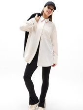 Athleta Women's MVP Button Down NWT Size X-Small Color Bone