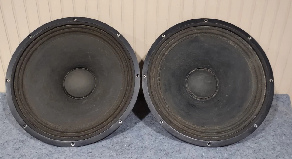 2x WOOFERS WHARFEDALE D-093 15"-8Ω-WOOFERS-PAR-OHM Y AUDIBLEMENTE PROBADO-BIEN EMBALADO Foto 4 de 4