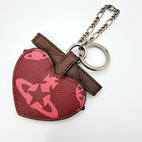 Vivienne Westwood Key Charm Heart Orb Leather - Gem