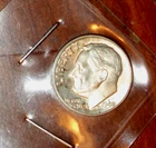 1949-S SILVER ROOSEVELT DIME ... GRADES "UNCIRCULATRD"