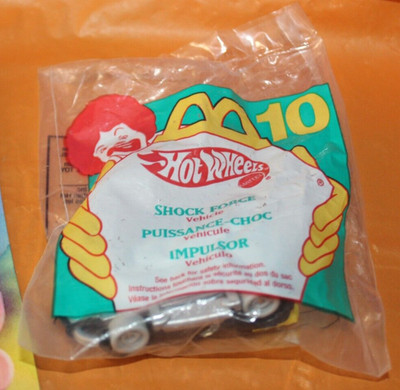 McDonald's Happy Meal Hot Wheels Vintage Shock Force 1994 Number 10 Toy Sealed
