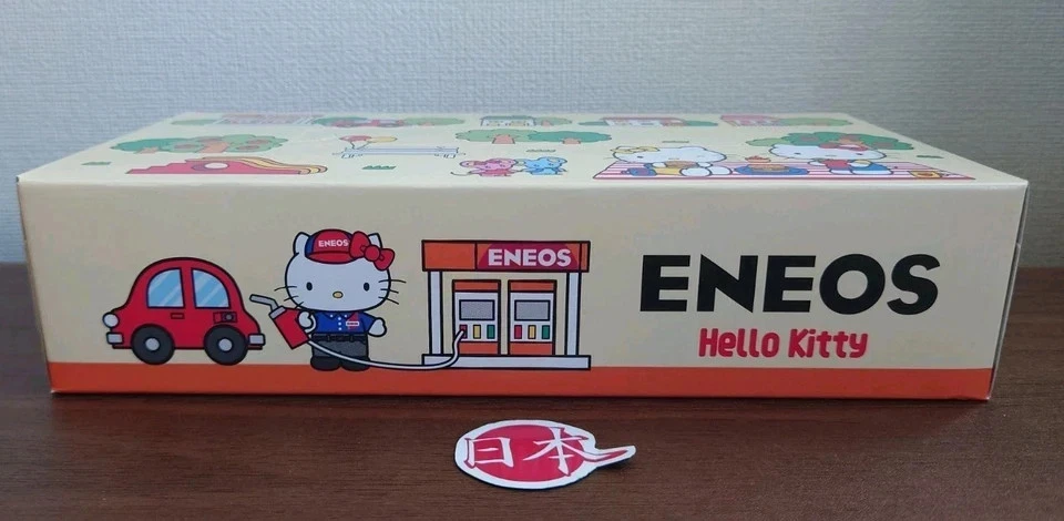 Tejido Hello Kitty X Eneos Japón NUEVO En Caja Hecho en Japón Sanrio Nuevo Foto 2 de 4