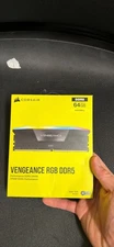 CORSAIR - VENGEANCE RGB 64GB (2x32GB) DDR5 6400MHz C32 UDIMM Desktop Memory