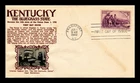 US COVER KENTUCKY STATEHOOD 150TH ANNIVERSARY FDC SCOTT 904 CROSBY PHOTO CACHET