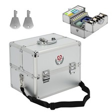 3 Layer Medicine Storage Box Locking Portable First Aid Storage Bin with