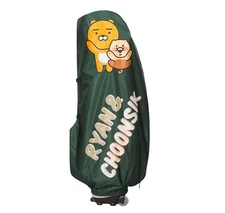 Kakao Friends Golf Ryan & Choonsik Club Glove Travel Cover Exclusive Golf Bag