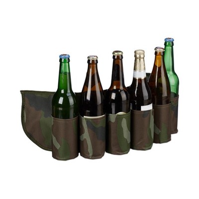 Biergürtel Bierhalter Gürtel Getränkegürtel verstellbar 2er Set Trinkgürtel