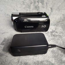 Canon VIXIA HF R20 A HD Camcorder 20x Zoom Black CA-110 Adapter Tested Works