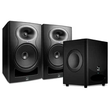 Kali Audio LP-8 V2 8" Powered Monitor (Pair) & WS-6.2 Dual 6"/Subwoofer Bundle