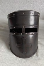 Topfhelm - Kreuzzüge - Mittelalter -Templer - Ritter