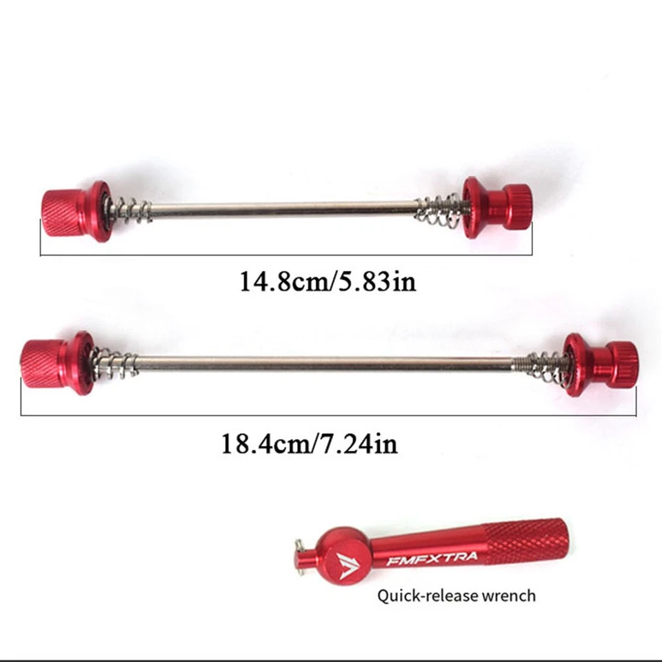Quick Release Skewers Bike Front Rear Lever Aluminum Alloy Bike Wheels Locking∂ - Image 2 of 4