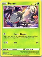 Durant 013/195 Common Silver Tempest Pokemon Near Mint