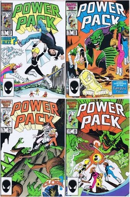 POWER PACK # 20, 21, 22, 23, 24, 25 US Comics 1986