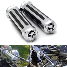 2x Motorcycle Hand Grips 1" Handlebar Bicycle For Suzuki Marauder Boulevard