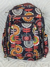Ju Ju Be Right Back Dancing Dahlias Backpack Diaper Bag DISCONTINUED PRINT