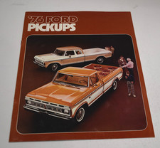 Original 1976 Ford Pickup Trucks Sales Brochure - All Models - Canadian Market Original 1976 Ford Pickup Trucks Sales Brochure - All Models - Canadian Market