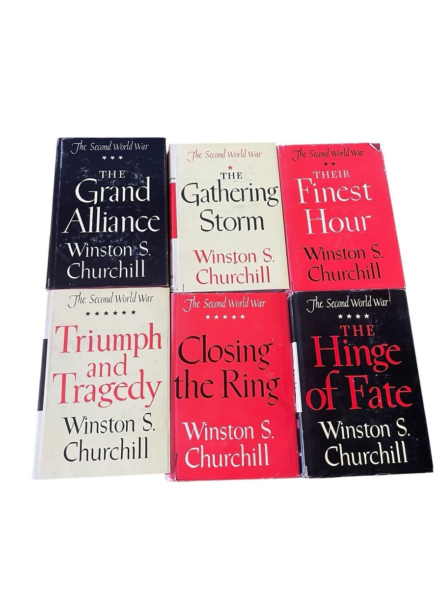 Winston Churchill The Second World War Books Six Volume Set 1948