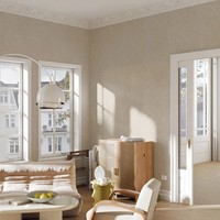 Vliestapete PalmbläTter Motiv Tropisch Beige Creme Glitzer 10476-02 (3,35€/1Qm)