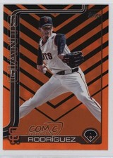 2025 Topps Update Holiday Orange & Black Foil Randy Rodriguez #US240 v1x