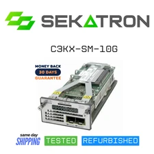 ♻️ Cisco C3KX-SM-10G Service Module w/ 2x 10G SFP+ Ports ⚡Fast Ship